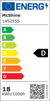 LED Feuchtraumleuchte McShine FL-206, IP65, 2.700lm, 4000K, 18W, 60cm, neutralweiß