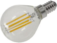 LED Tropfenlampe E14 "Filament T4"3000k, 500lm,...