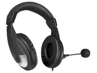 Stereo Headset High Quality, USB, schwarz