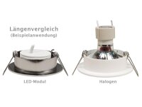 LED-Modul McShine, 7W, 470Lumen, 230V, 50x23mm, neutralweiß, 4000K, step-dimmbar