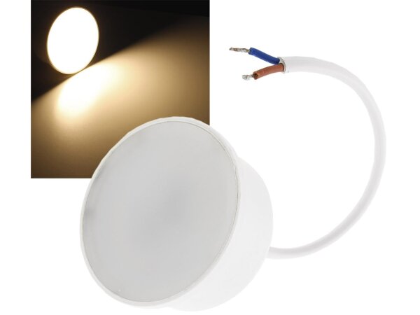 LED-Modul "Piatto W5" warmweiß120°, 2900K, 230V, 5W, 390lm, 50x24mm