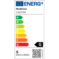 LED-Modul McShine PL-55 5W, 410Lumen, 230V, 50x25mm, neutralweiß, dimmbar