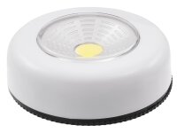 LED-Klebeleuchte McShine LK1-COB mit Klebefolie, Ø70x22mm, weiß