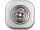 LED-Klebeleuchte McShine LK4 mit Klebefolie, 70x70x24mm, silber