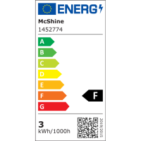 LED-Modul McShine PL-30 3W, 265Lumen, 230V, 50x25mm, warmweiß, 3000K