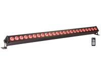 LED-Lichtleiste IBIZA LEDBAR24-RC 24x 4W RGB+W LEDs, DMX,...