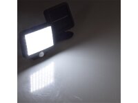 LED Solar Wandleuchte m. Bewegungsmelder 300lm, 6000K, Akku, externe Solarzelle