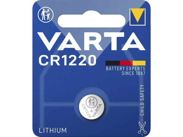 Lithium-Knopfzelle VARTA Electronics CR1220, 3V