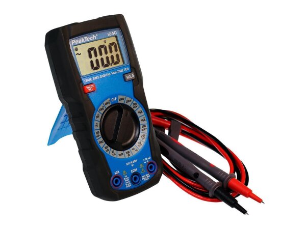 Digital Multimeter PeakTech P1040, 2000 Counts, TrueRMS, Manuelle Bereichswahl