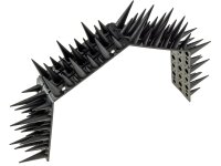 Taubenabwehr Spikes 10er Set Kunststoff, 400x42x36mm, schwarz