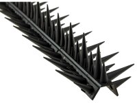 Taubenabwehr Spikes 10er Set Kunststoff, 400x42x36mm, schwarz