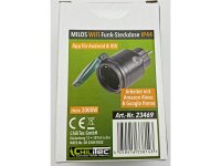 MILOS WiFi AP Funk-Steckdose IP44 Android + iOS- App,Alexa/Google tauglich