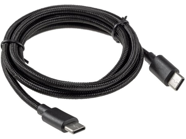 USB-Kabel USB-C auf USB-C 1,0m Stecker/Stecker, 5-20V, max 60W / 3A