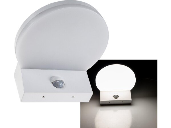 LED Wandleuchte "TORTUGUERO" IP65 15W, 1569lm, 140° Bewegungsmelder, 4000K