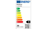 Wifi LED-Deckenleuchte McShine 36W, 4.450lm, Ø40cm, CCT+RGB, schwarz