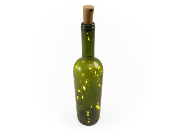 LED-Lichterkette McShine Bottle 20 LEDs, ca. 2m, Batteriebetrieb