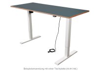 Tischgestell imstande smart-w max. 70kg, Breite 84-130cm, Höhe 73-123cm