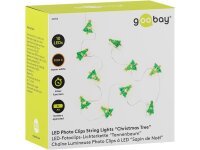 10er LED-Fotoclips-Lichterkette "Tannenbaum"