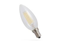 LED Filament Kerzenlampe, E14, 230V, 1W, 1800K - ultra...