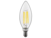 LED Filament Kerzenlampe McShine Filed, 3000K, E14, 6W,...