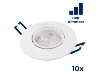 LED-Einbauleuchte McShine EL-313D 4,5W, 450lm, 3000K,...