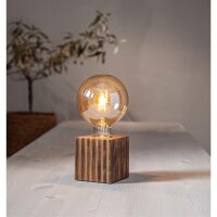 LED-Lampe Vintage Gold, E27, 0,75W,  2000K, 80lm, 12x17,8cm, Amber