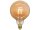 LED-Lampe Vintage Gold, E27, 0,75W,  2000K, 80lm, 12x17,8cm, Amber