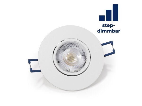 LED-Einbauleuchte McShine EL-313D 4,5W, 450Lumen, 3000K, step-dimmbar