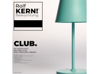 LED-Tischleuchte ROLF KERN „Club“ 25cm,...