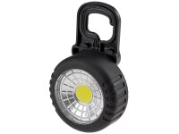 LED Arbeitsleuchte mit Magnet "COB 100" 3x AAA Batterie, Haken, 75x35mm, 6000k