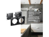 Rahmen McPower Flair, 2-fach, matt schwarz