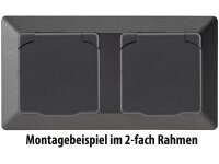 MILOS Schutzkontakt-Steckdose IP40 250V~/ 16A, mit...